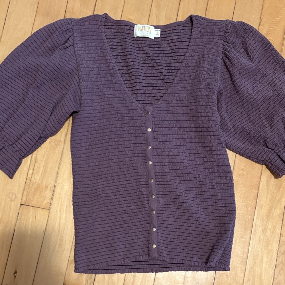 Nation LTD Purple Blouse